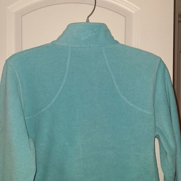 Woolrich Aqua Blue Fleece Zip Front Jacket - Picture 13 of 13